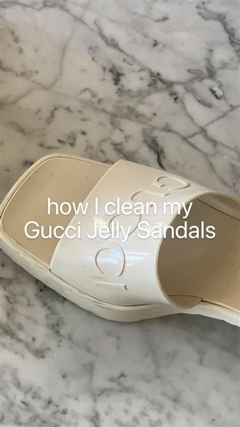 how to clean gucci slides|gucci slides cleaner.